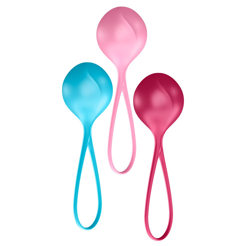 Satisfyer Kit de 3 boules de geisha - 3.8 cm